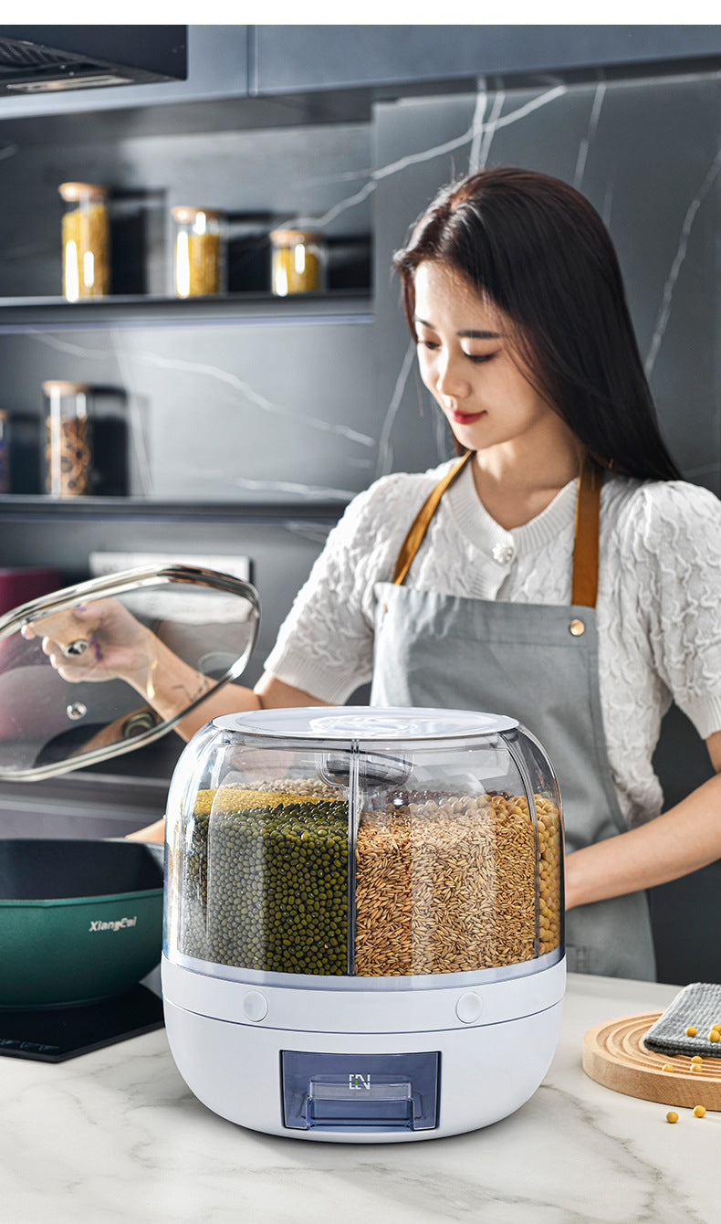 Dispenser de Armazenamento De Alimentos Giratória